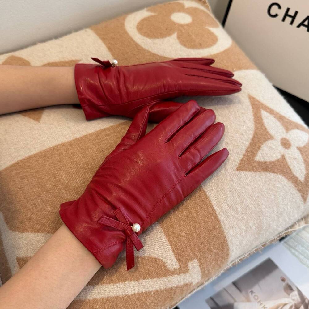 Chanel Lambskin Gloves